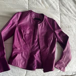 Cute fun leather jacket